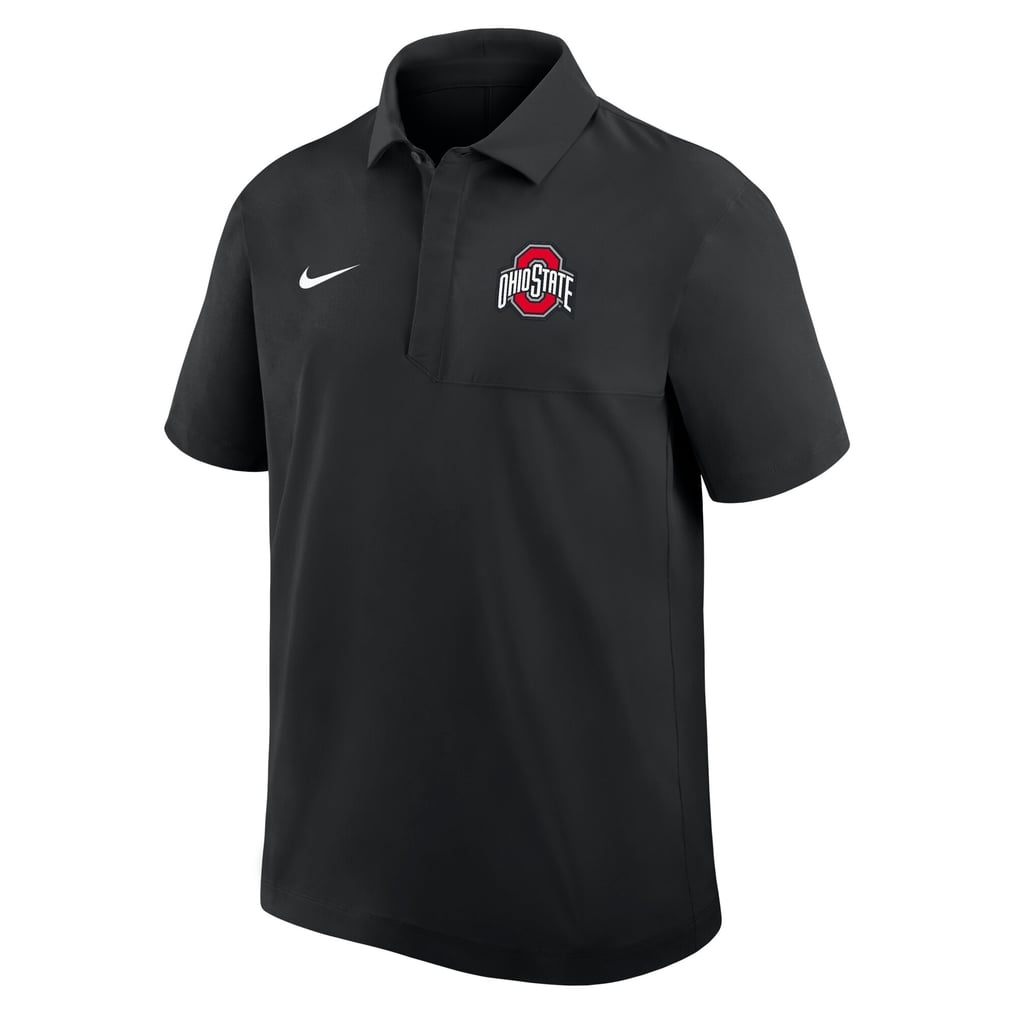 Ohio State Buckeyes Nike Coaches Sideline Dri-FIT Polo - Black