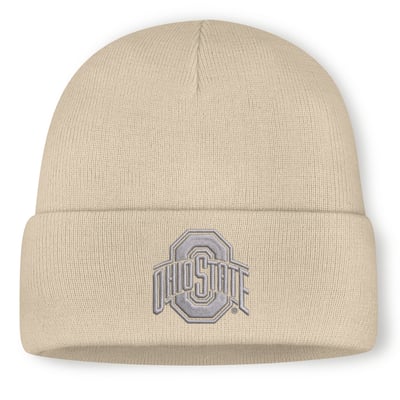 Ohio State Buckeyes Nike Utility Cuffed Knit Hat - Natural
