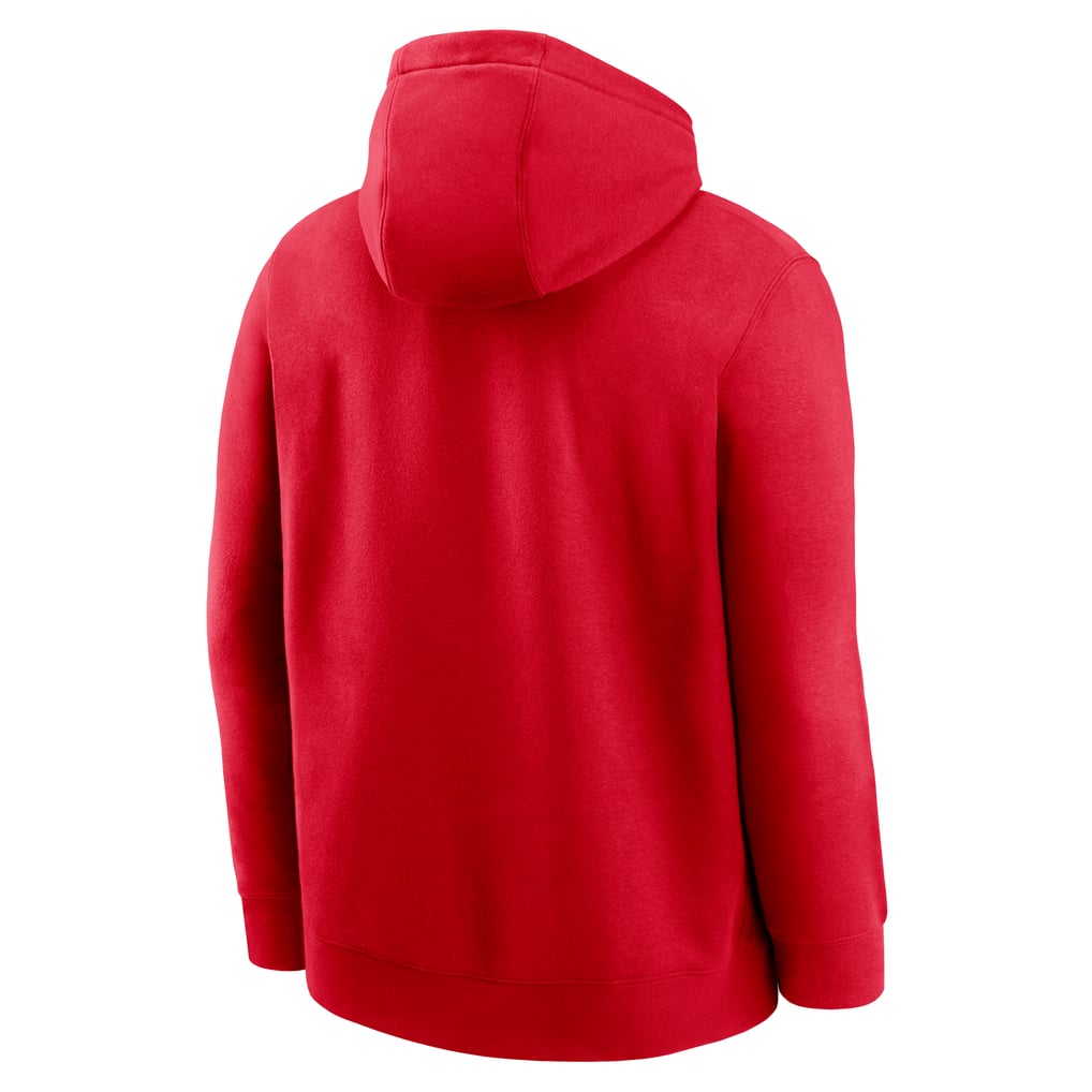 Ohio State Buckeyes Nike Club Fleece Arch Pullover Hoodie - Scarlet