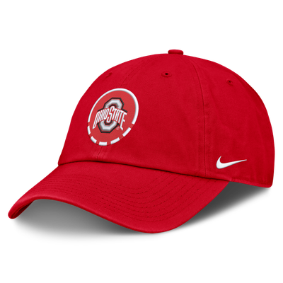 Ohio State Buckeyes Nike Primetime Basketball Club Adjustable Hat - Scarlet