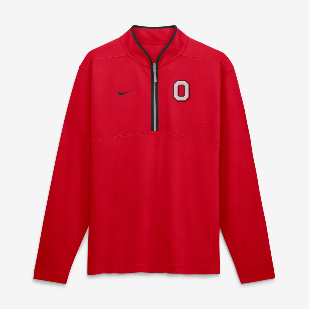  Ohio State Buckeyes Nike Victory Dri-FIT Half-Zip Pullover - Scarlet