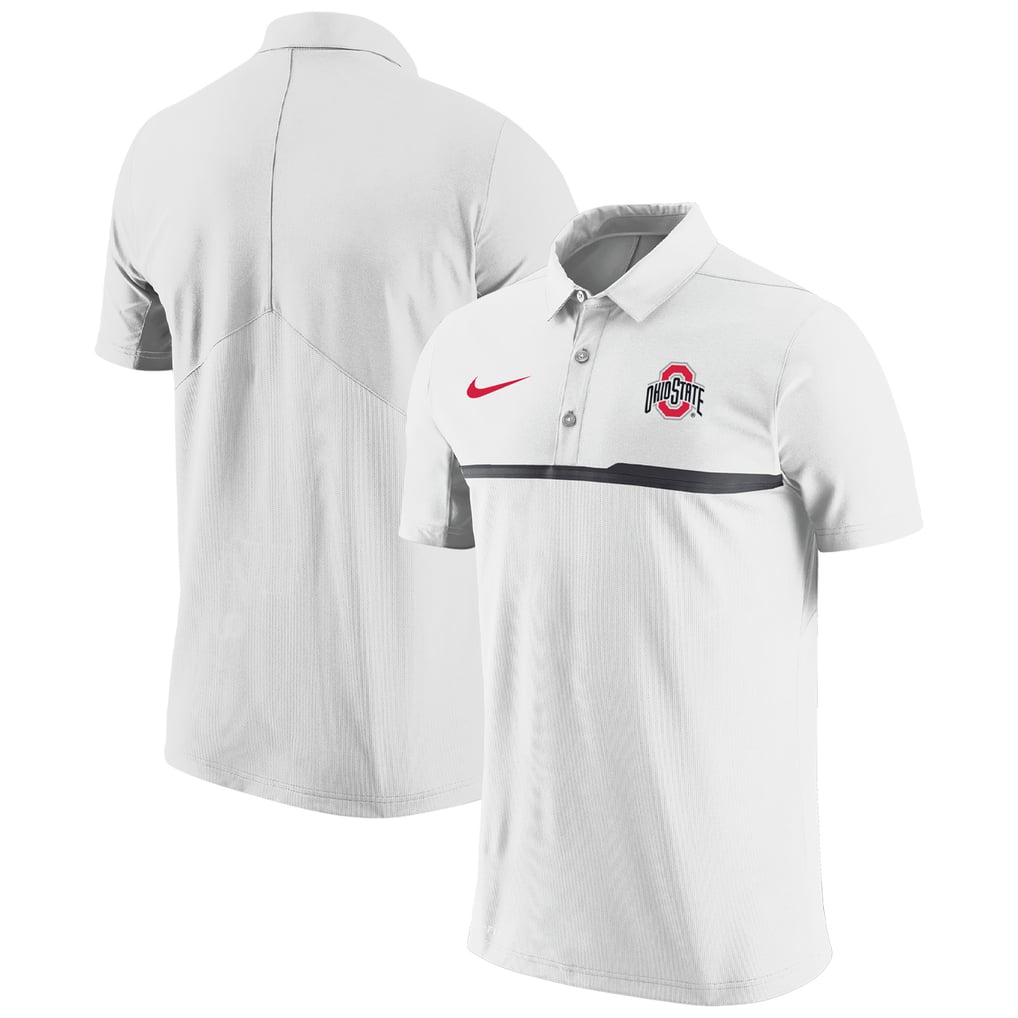 Ohio State Buckeyes Nike Coaches Performance Polo - White