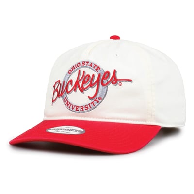 Ohio State Buckeyes The Game Men's Classic Circle Adjustable Hat - Cream