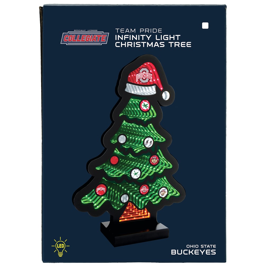 Ohio State Buckeyes 12" Christmas Tree LED Infinity Light