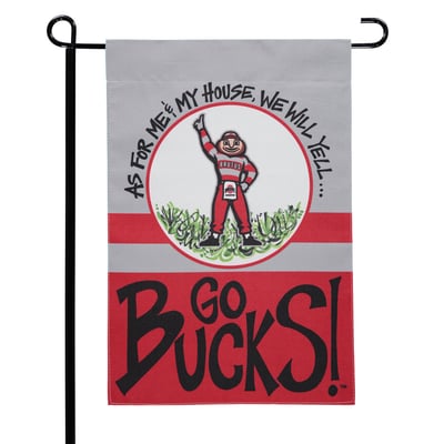 Ohio State Buckeyes 12" x 18" Double-Sided Garden Flag