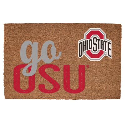 Ohio State Buckeyes 20" x 30" Go Team Coir Door Mat
