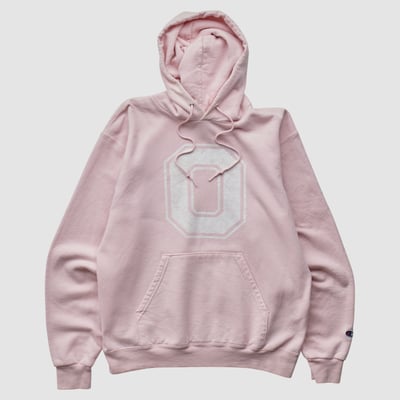 Ohio State Buckeyes Champion 2000s Hooded Pullover Sweatshirt - Pink - S by Fanatics Real Vintage