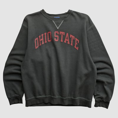 Ohio State Buckeyes Champion 2000s Pullover Sweatshirt - Black - S by Fanatics Real Vintage