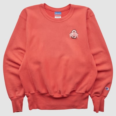 Ohio State Buckeyes Champion 2000s Pullover Sweatshirt - Red - S by Fanatics Real Vintage
