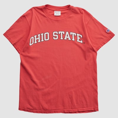 Ohio State Buckeyes Champion 2000s T-shirt - Red - S by Fanatics Real Vintage