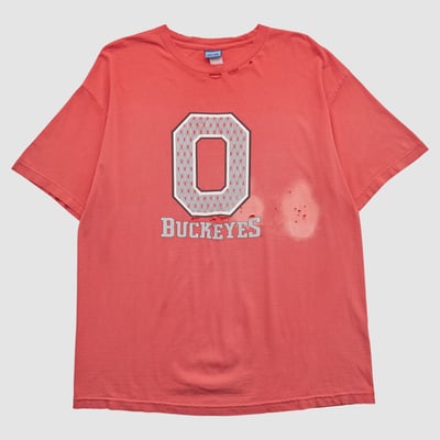 Ohio State Buckeyes Champs 2000s T-shirt - Red - 2XL by Fanatics Real Vintage