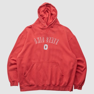 Ohio State Buckeyes Champs 2010s Hooded Pullover Sweatshirt - Red - XL by Fanatics Real Vintage