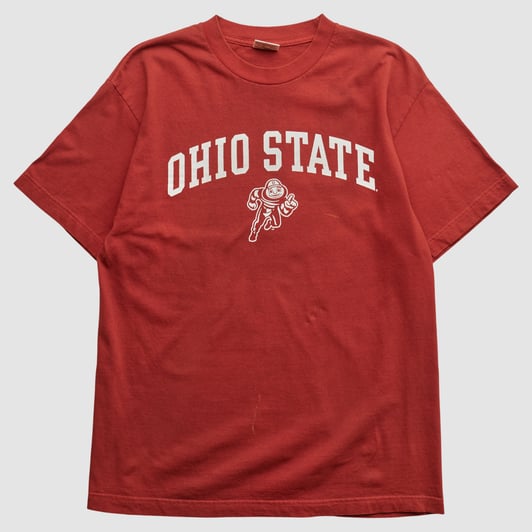 Ohio State Buckeyes Cotton Exchange 2000s T-shirt - Red - L by Fanatics Real Vintage