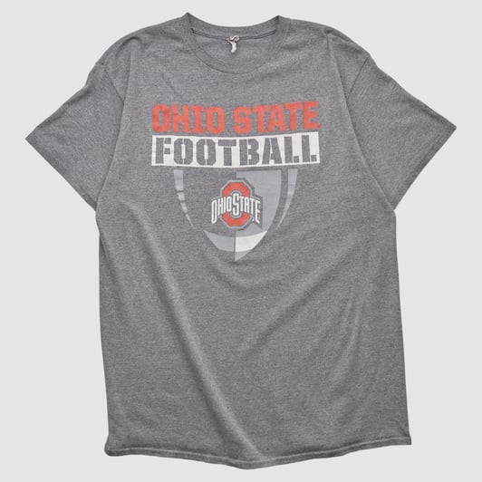 Ohio State Buckeyes Delta 2010s T-shirt - Heather Gray - S by Fanatics Real Vintage