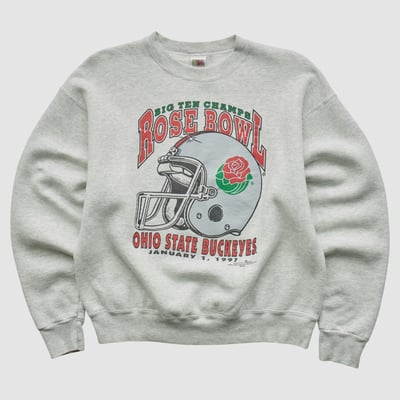 Ohio State Buckeyes Fruit of the Loom 1997 Pullover Sweatshirt - Heather Gray - S by Fanatics Real Vintage