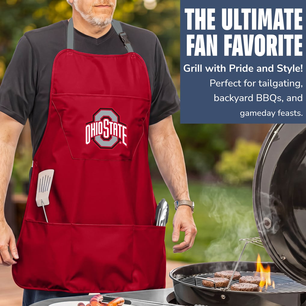 Ohio State Buckeyes Gameday Grilling Apron