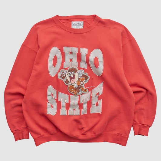 Ohio State Buckeyes Genius 90s Pullover Sweatshirt - Red - XL by Fanatics Real Vintage