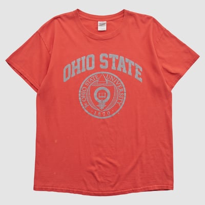 Ohio State Buckeyes Gildan 2000s T-shirt - Red - M by Fanatics Real Vintage