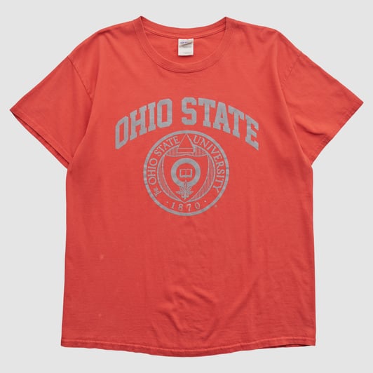 Ohio State Buckeyes Gildan 2000s T-shirt - Red - M by Fanatics Real Vintage