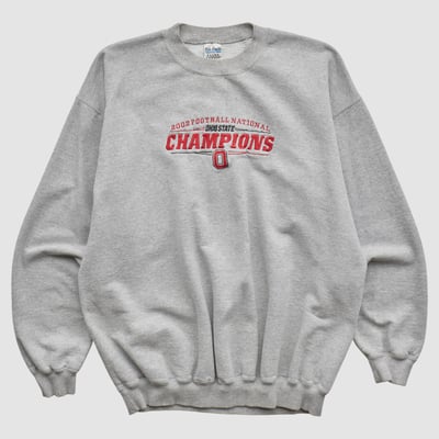 Ohio State Buckeyes Gildan 2002 Pullover Sweatshirt - Heather Gray - M by Fanatics Real Vintage
