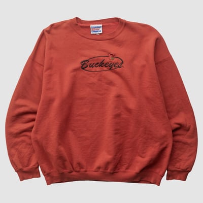 Ohio State Buckeyes Hanes 90s Pullover Sweatshirt - Red - M by Fanatics Real Vintage