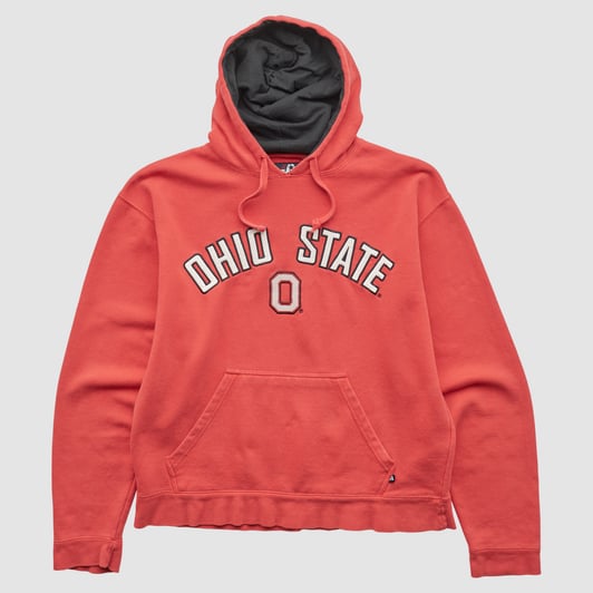 Ohio State Buckeyes J America Sportswear 2010s Hooded Pullover Sweatshirt - Red - S by Fanatics Real Vintage