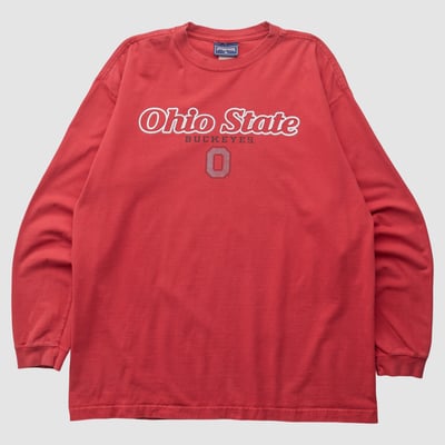 Ohio State Buckeyes Jansport 2000s Long Sleeve T-shirt - Red - XL by Fanatics Real Vintage