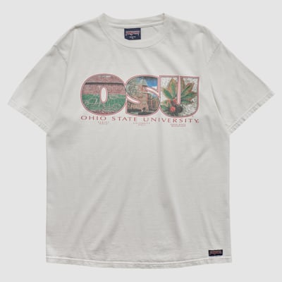 Ohio State Buckeyes Jansport 90s T-shirt - White - L by Fanatics Real Vintage