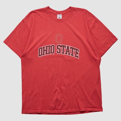 Ohio State Buckeyes Jerzees 2000s T-shirt - Red - L by Fanatics Real Vintage