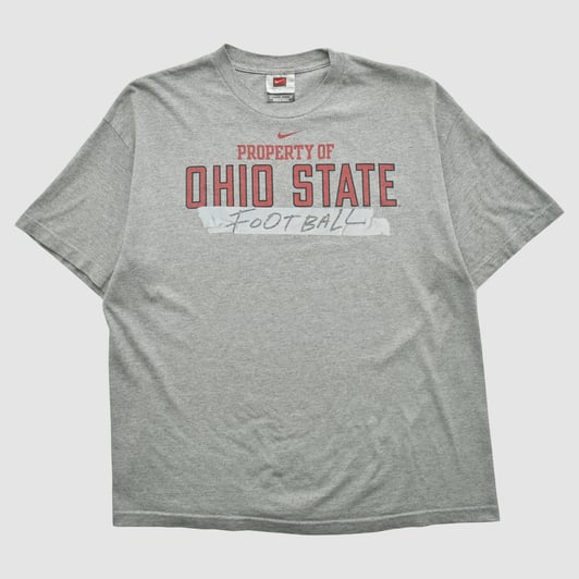Ohio State Buckeyes Nike 2000s T-shirt - Gray - L by Fanatics Real Vintage