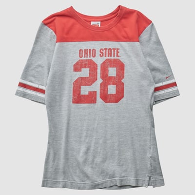 Ohio State Buckeyes Nike 2000s T-shirt - Heather Gray - M by Fanatics Real Vintage