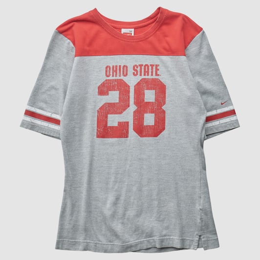 Ohio State Buckeyes Nike 2000s T-shirt - Heather Gray - M by Fanatics Real Vintage