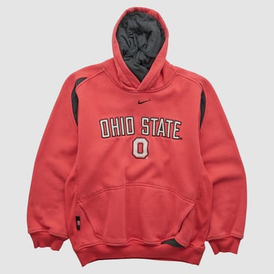 Ohio State Buckeyes Nike 2010s Hooded Pullover Sweatshirt - Red - XXS by Fanatics Real Vintage