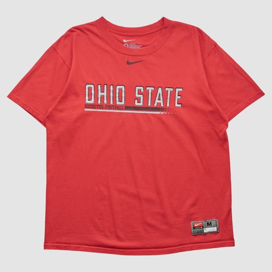 Ohio State Buckeyes Nike 2010s T-shirt - Red - M by Fanatics Real Vintage