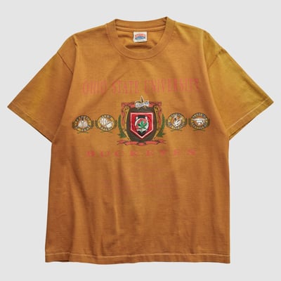 Ohio State Buckeyes Nutmeg Mills 90s T-shirt - Clay - L by Fanatics Real Vintage