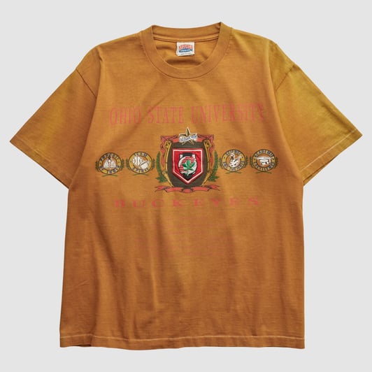 Ohio State Buckeyes Nutmeg Mills 90s T-shirt - Clay - L by Fanatics Real Vintage