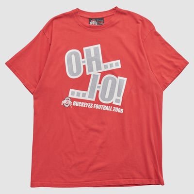 Ohio State Buckeyes Ohio State Official Teamshop 2006 T-shirt - Red - M by Fanatics Real Vintage