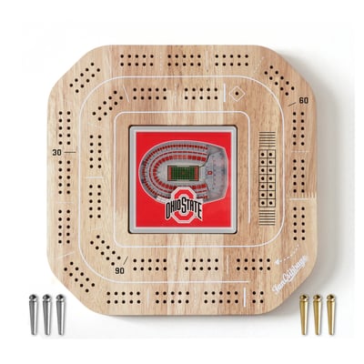 Ohio State Buckeyes StadiumView Cribbage Game