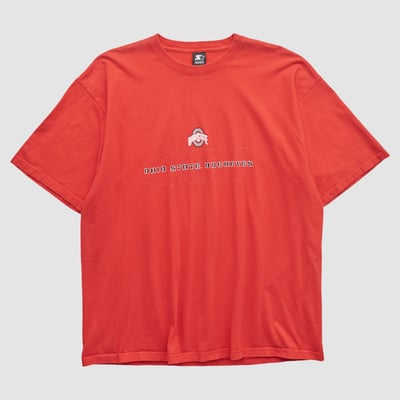 Ohio State Buckeyes Starter 2000s T-shirt - Red - 2XL by Fanatics Real Vintage