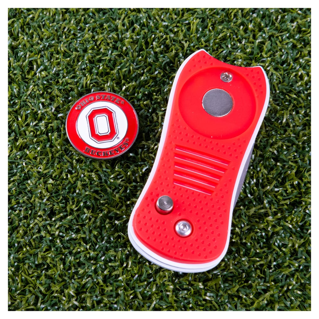 Ohio State Buckeyes Switchblade Divot Tool With Magnetic Ball Marker