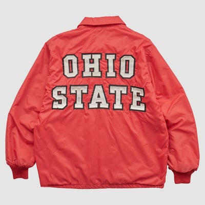 Ohio State Buckeyes WestWind 80s Full Snap Jacket - Red - S by Fanatics Real Vintage