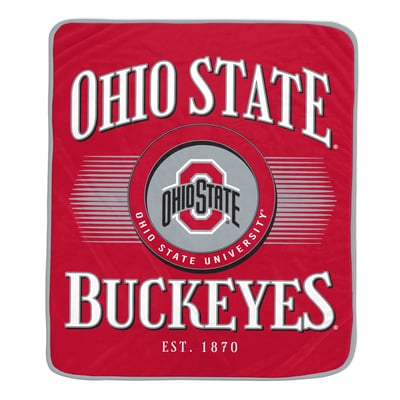 Ohio State Buckeyes Pegasus Spotlight Arch 60" x 70" Ultra Soft Throw Blanket