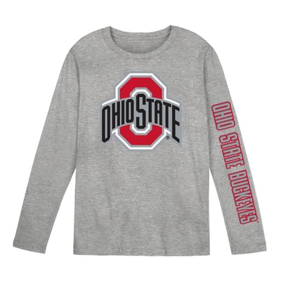 Ohio State Buckeyes Outerstuff Preschool Air Raid Long Sleeve T-Shirt - Gray