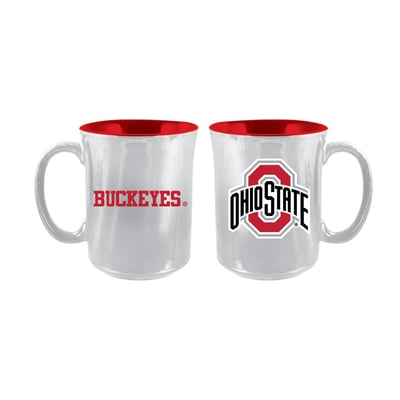 Ohio State Buckeyes The Memory Company 2-Pack 15oz. Iridescent Ceramic Mug Set