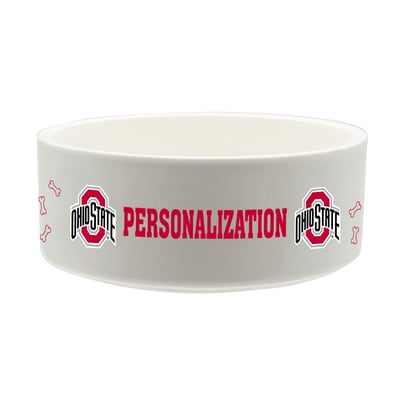 Ohio State Buckeyes The Memory Company 35oz. Personalized Ceramic Pet Bowl
