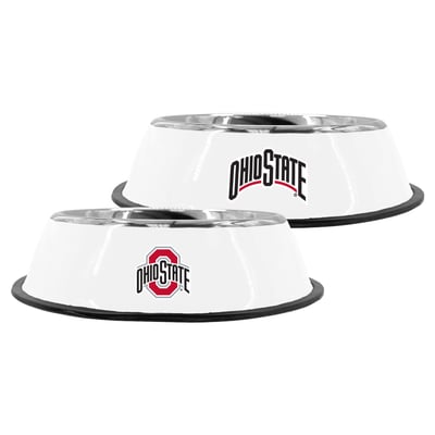 Ohio State Buckeyes The Memory Company 9" Stainless Steel Pet Bowl