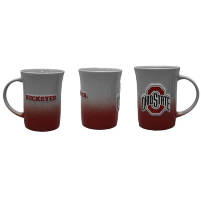 Ohio State Buckeyes The Memory Company Two-Pack 15oz. Ceramic Ombre Mug Set