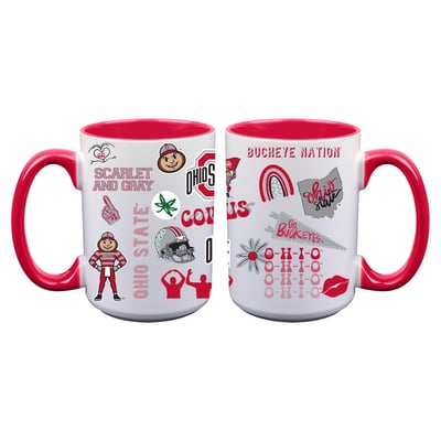 Ohio State Buckeyes The Memory Company Two-Piece 15oz. Loco Coffee Mug Set