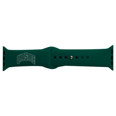 Ohio State Buckeyes 42-44mm Color Apple Watch Wrist Band - Turquoise