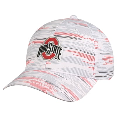 Ohio State Buckeyes Ahead Unisex The Zone Adjustable Hat - Scarlet/Gray